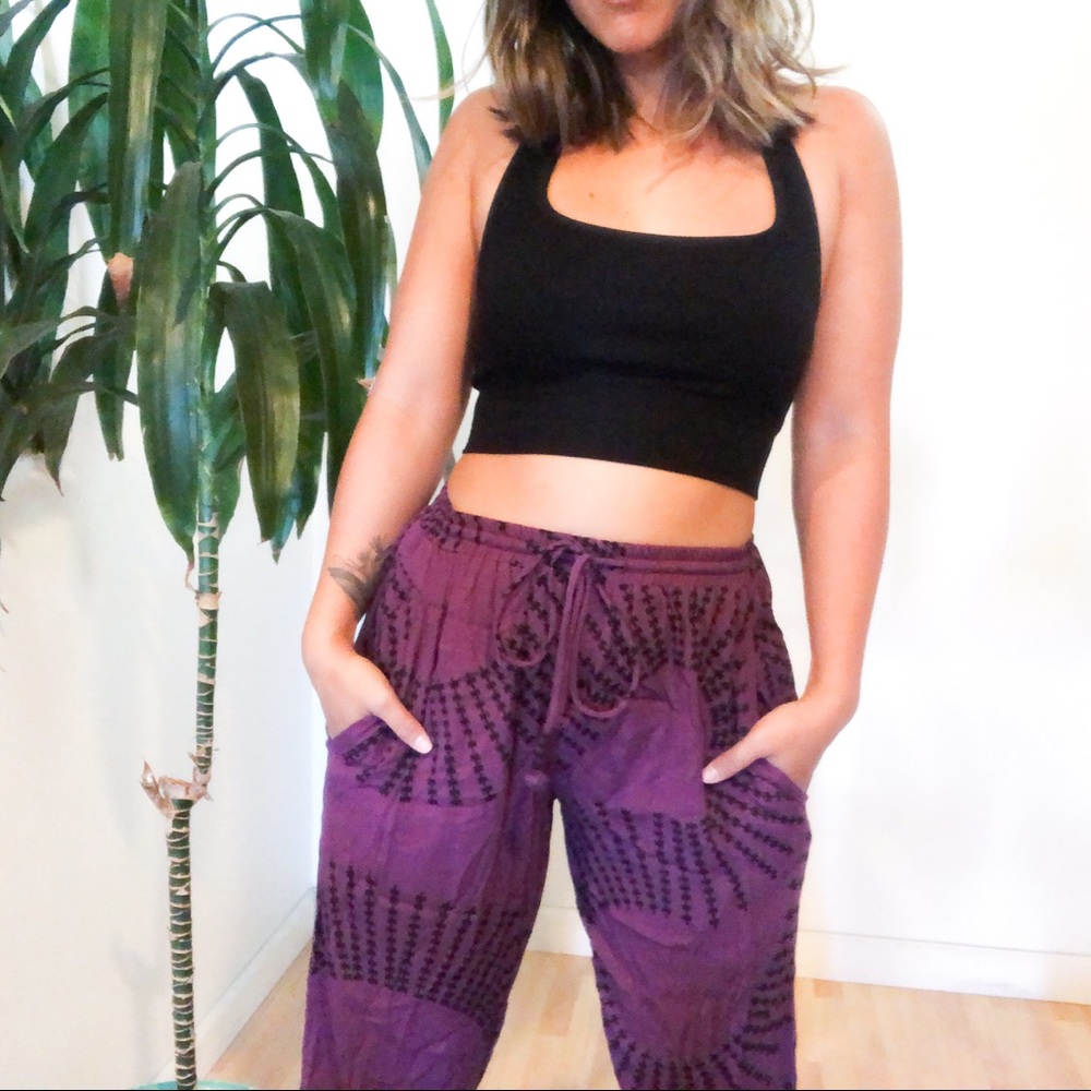 Manaola Purple Long Pants